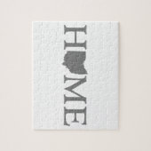 Ohio Zuhause Staat Word Art Puzzle (Vertikal)