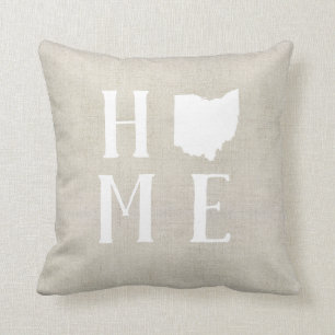 Ohio-Zuhause-Staatthrow-Kissen Kissen
