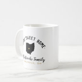 Ohio Zuhause Sweet Zuhause Family Monogram Tasse (Vorderseite Links)