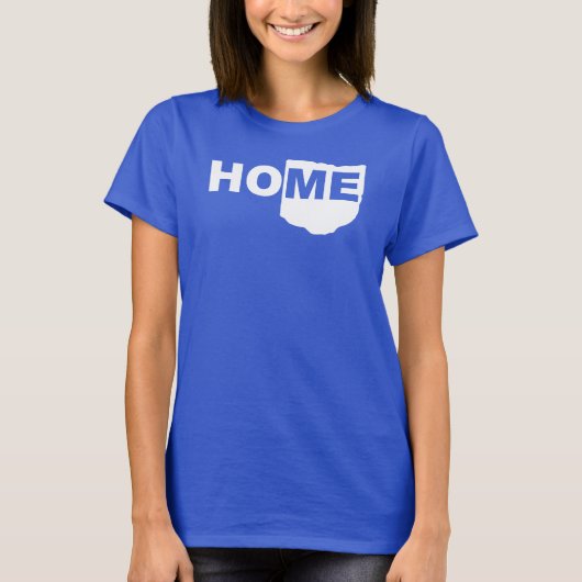 Ohio Zuhause weg vom Staat T - Shirt (Vorderseite)