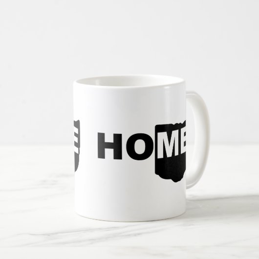 Ohio Zuhause weg Von der Tasse des Staat oder Trav (VorderseiteRechts)