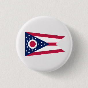 Ohioan Flag, Flagge von Ohio Button