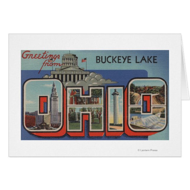 OhioBuckeyeSeeGroße Letter-SzenenOhio (Vorderseite (Horizontal))