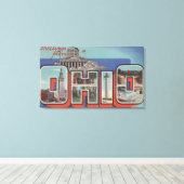 OhioGroße BuchstabenszenenOhio Leinwanddruck (Insitu (Holzboden))