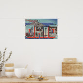 OhioGroße BuchstabenszenenOhio Poster (Küche)