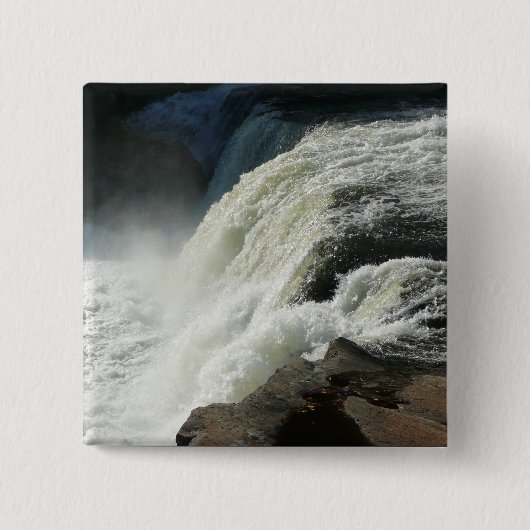 Ohiopyle Falls in Pennsylvania Button (Vorderseite)