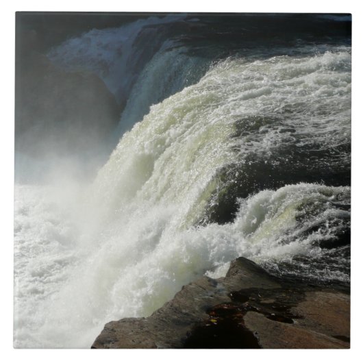Ohiopyle Falls in Pennsylvania Fliese (Vorderseite)