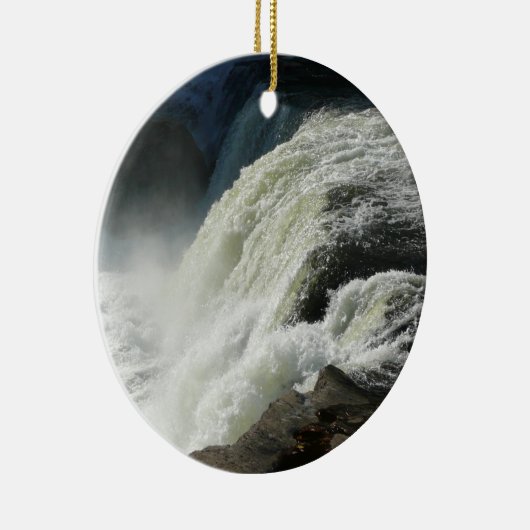 Ohiopyle Falls in Pennsylvania Keramikornament (Rechts)