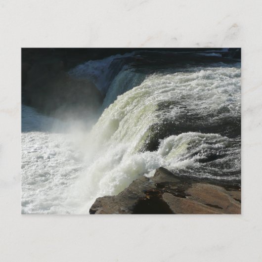Ohiopyle Falls in Pennsylvania Postkarte (Vorderseite)