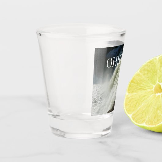 Ohiopyle Falls in Pennsylvania Schnapsglas (Links)