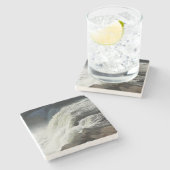 Ohiopyle Falls in Pennsylvania Steinuntersetzer (Seitenansicht)