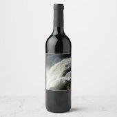 Ohiopyle Falls in Pennsylvania Weinetikett (Vorderseite)