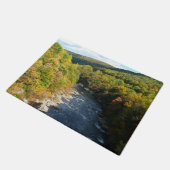 Ohiopyle Fluss im Herbst I Pennsylvania Herbst Fußmatte (Schrägansicht)