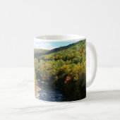 Ohiopyle Fluss im Herbst I Pennsylvania Herbst Kaffeetasse (VorderseiteRechts)