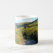 Ohiopyle Fluss im Herbst I Pennsylvania Herbst Kaffeetasse (Mittel)