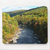 Ohiopyle Fluss im Herbst I Pennsylvania Herbst Mousepad (Vorne)