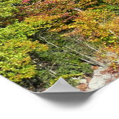 Ohiopyle Fluss im Herbst I Pennsylvania Herbst Poster (Ecke)