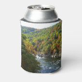 Ohiopyle Fluss im Herbst II Pennsylvania Herbst Dosenkühler (Kanne Rückseite)