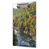 Ohiopyle Fluss im Herbst II Pennsylvania Herbst Klemmbrett (Links)