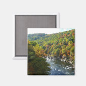 Ohiopyle Fluss im Herbst II Pennsylvania Herbst Magnet (Vorderseite/Rückseite)