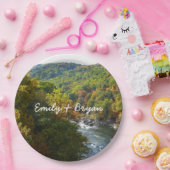 Ohiopyle Fluss im Herbst II Pennsylvania Herbst Pappteller (Party)