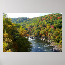 Ohiopyle Fluss im Herbst II Pennsylvania Herbst