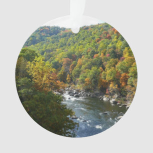 Ohiopyle River im Herbst II Pennsylvania Herbst Ornament