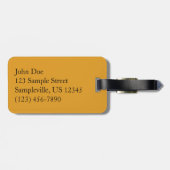 Ohiopyle River Rapids in Herbst Pennsylvania Herbs Gepäckanhänger (Rückseite horizontal)