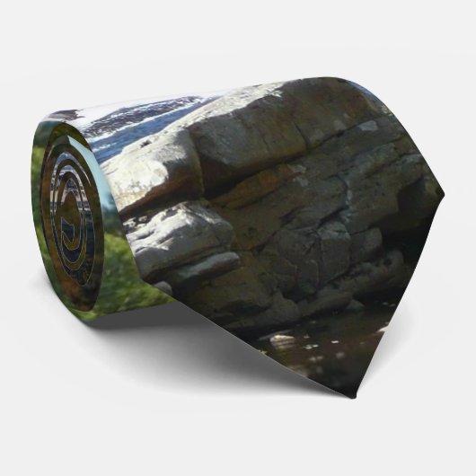 Ohiopyle River Rapids in Herbst Pennsylvania Herbs Krawatte (Gerollt)