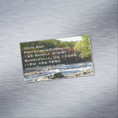 Ohiopyle River Rapids in Herbst Pennsylvania Herbs Magnetische Visitenkarte (Beispiel)