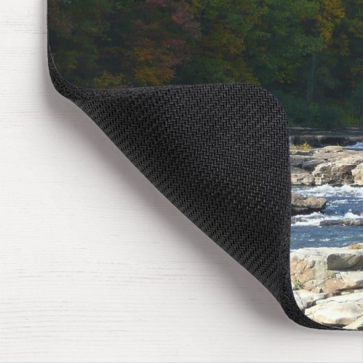 Ohiopyle River Rapids in Herbst Pennsylvania Herbs Mousepad (Ecke)