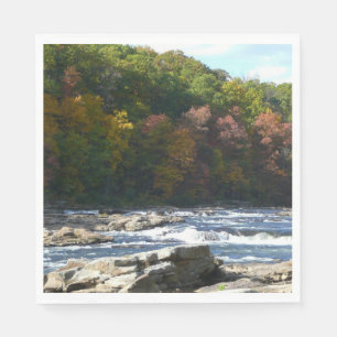 Ohiopyle River Rapids in Herbst Pennsylvania Herbs Serviette