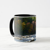 Ohiopyle River Rapids in Herbst Pennsylvania Herbs Tasse (Vorderseite Links)