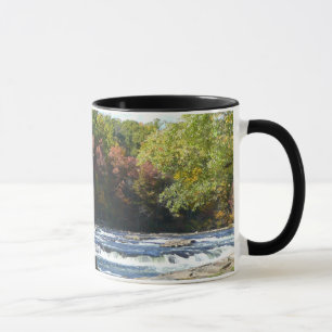 Ohiopyle River Stromschnellen im Herbst Pennsylvan Tasse