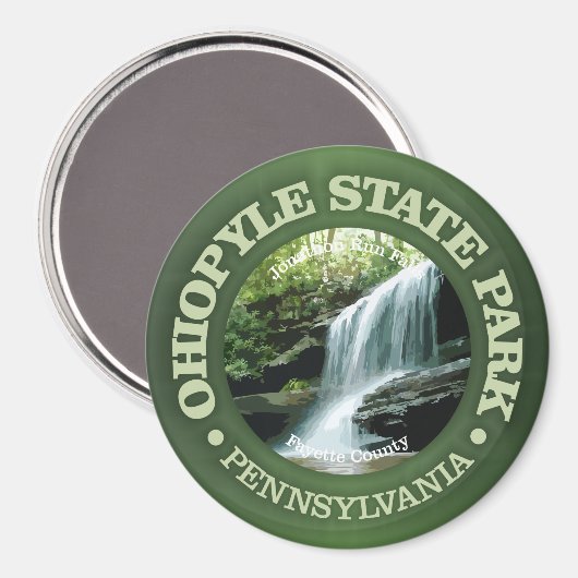 Ohiopyle SP Magnet (Vorderseite/Rückseite)