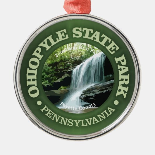 Ohiopyle SP Ornament Aus Metall (Vorne)