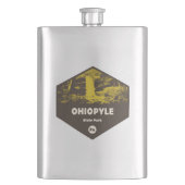 Ohiopyle Staat Park Pennsylvania Flachmann (Vorderseite)