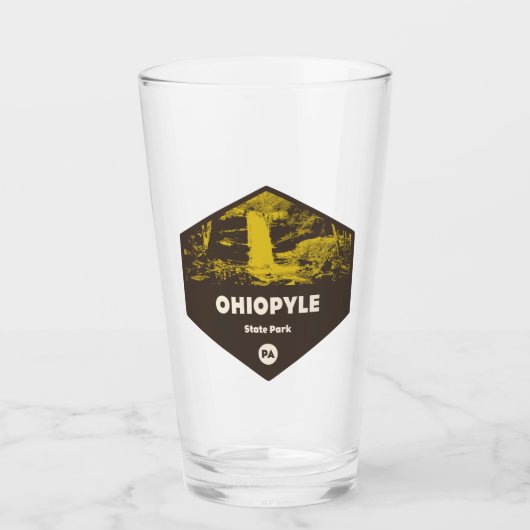 Ohiopyle Staat Park Pennsylvania Glas (Vorderseite)