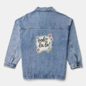 Ohlala Ästhetik-Aufkleber Jeansjacke (Rückseite)