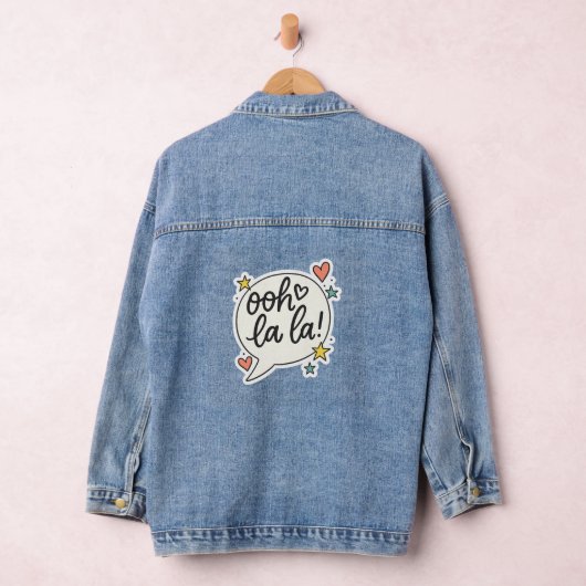 Ohlala Ästhetik-Aufkleber Jeansjacke (Hangar)