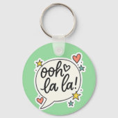Ohlala Ästhetik-Aufkleber Schlüsselanhänger (Vorderseite)