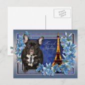 OhLaLa French Bulldog Postkarte (Vorne/Hinten)
