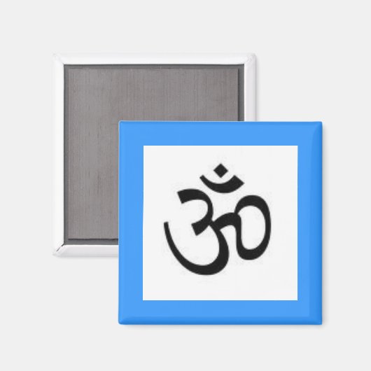 OHM Blue Magnet (Vorderseite/Rückseite)