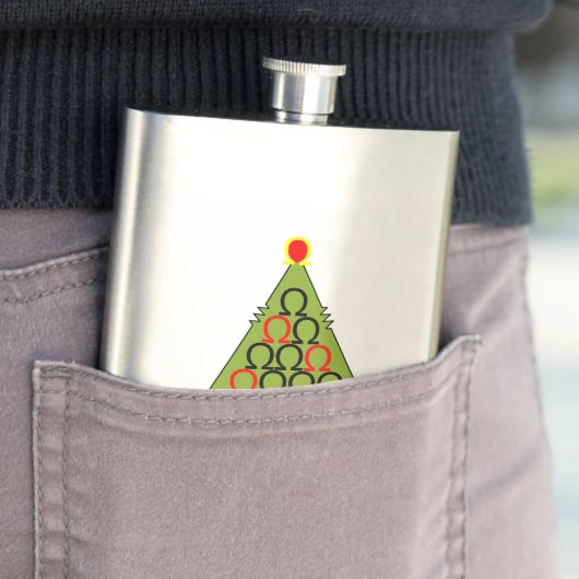 Ohm Christmas Tree Flachmann (Beispiel)