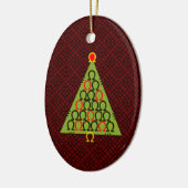 Ohm Christmas Tree Keramik Ornament (Links)