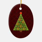 Ohm Christmas Tree Keramik Ornament (Vorne)