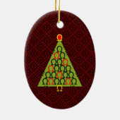 Ohm Christmas Tree Keramik Ornament (Hinten)