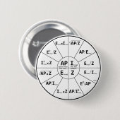 Ohm Gesetz-für Wechselstrom Button (Vorne & Hinten)
