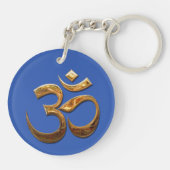 Ohm in Gold Schlüsselanhänger (Rückseite)