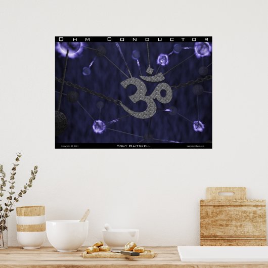 Ohm-Leiter Poster (Küche)